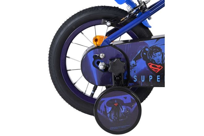 Superman Kinderfiets - Jongens - 12 inch - Blauw - Twee handremmen Superman Kinderfiets - Jongens - 12 inch - Blauw - Twee handremmen
