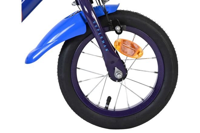 Superman Kinderfiets - Jongens - 12 inch - Blauw - Twee handremmen Superman Kinderfiets - Jongens - 12 inch - Blauw - Twee handremmen