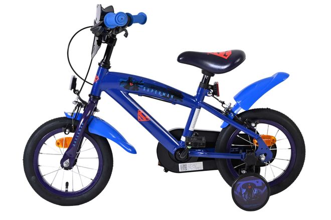 Superman Kinderfiets - Jongens - 12 inch - Blauw - Twee handremmen Superman Kinderfiets - Jongens - 12 inch - Blauw - Twee handremmen