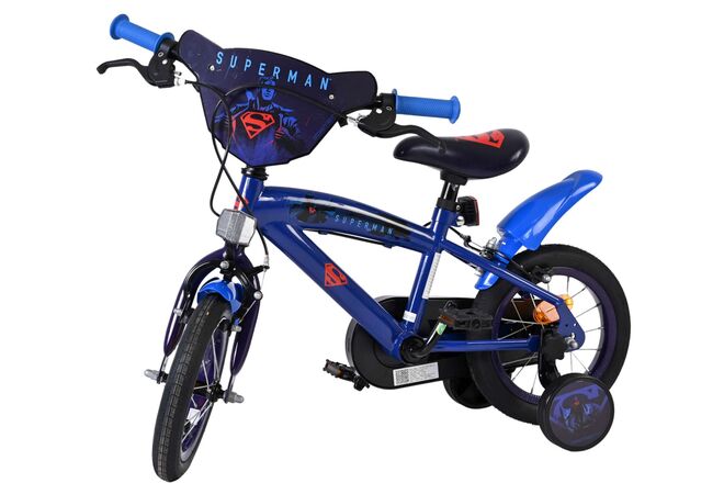 Superman Kinderfiets - Jongens - 12 inch - Blauw - Twee handremmen Superman Kinderfiets - Jongens - 12 inch - Blauw - Twee handremmen
