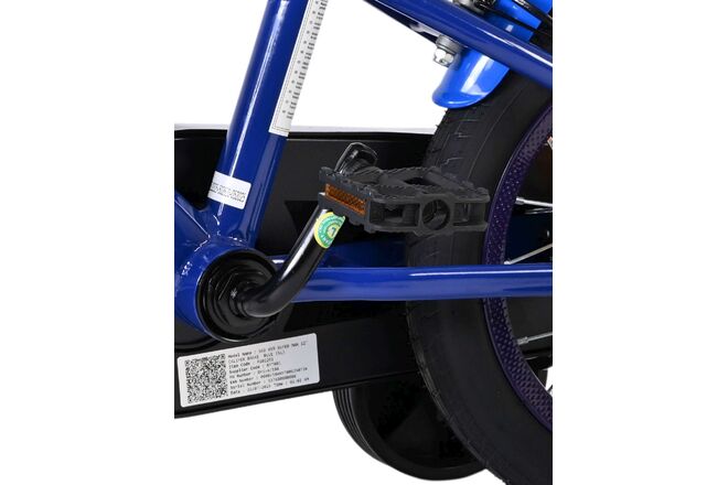 Superman Kinderfiets - Jongens - 12 inch - Blauw - Twee handremmen Superman Kinderfiets - Jongens - 12 inch - Blauw - Twee handremmen