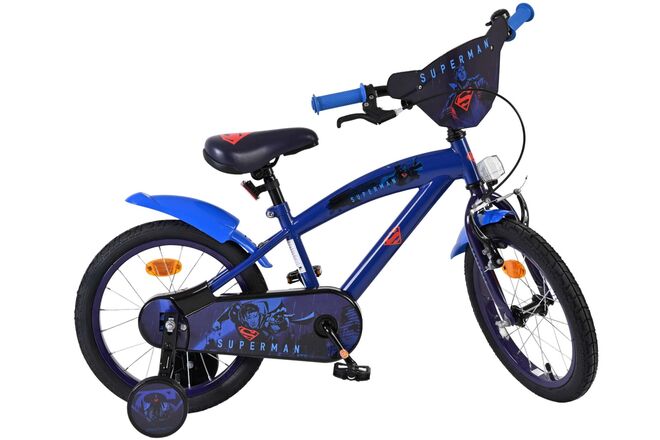 Superman Kinderfiets - Jongens - 16 inch - Blauw