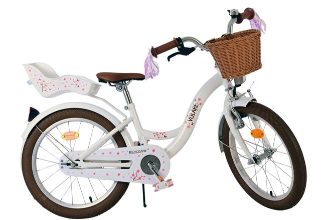 Volare Blossom Kinderfiets - Meisjes - 18 inch - Wit