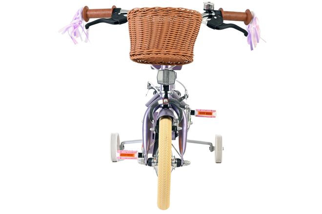 Volare Blossom Børnecykel - Piger - 12 tommer - Lilla - To håndbremser