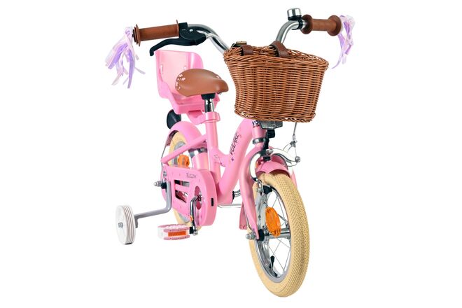 Volare Blossom Børnecykel - Piger - 12 tommer - Lyserød