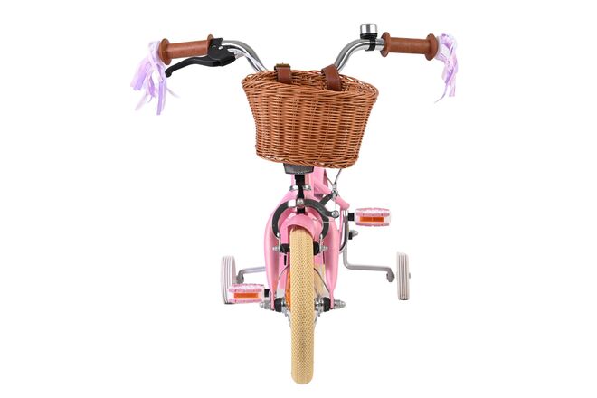 Volare Blossom Børnecykel - Piger - 12 tommer - Lyserød