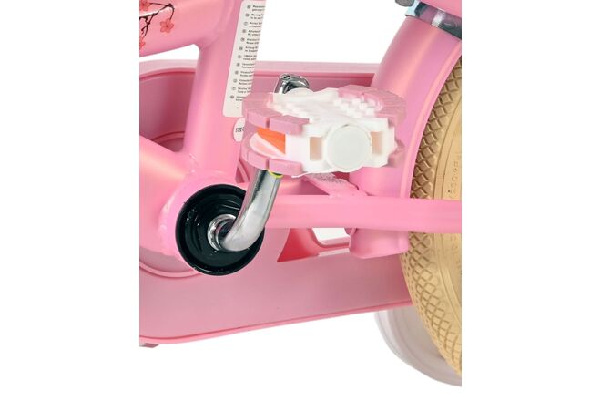 Volare Blossom Børnecykel - Piger - 12 tommer - Lyserød