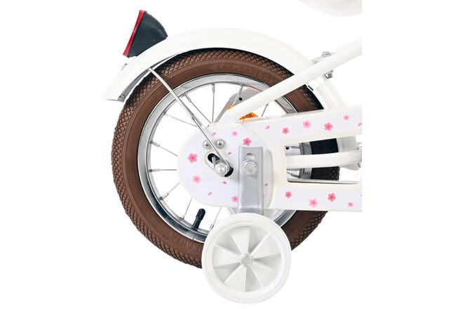 Volare Blossom Børnecykel - Piger - 12 tommer - Hvid