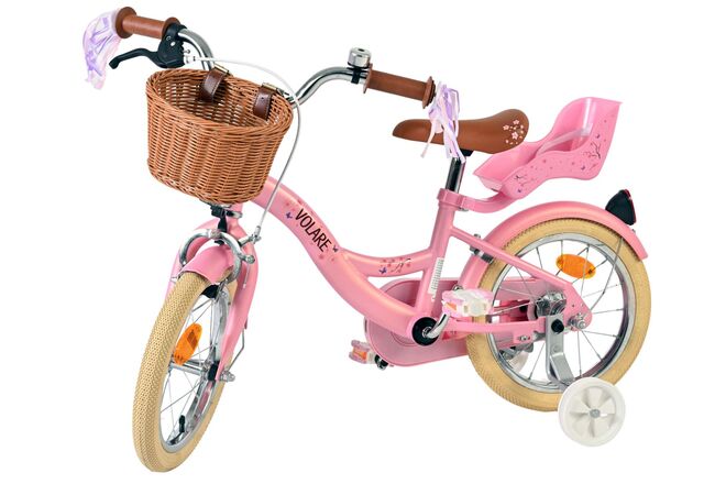 Volare Blossom Børnecykel - Piger - 14 tommer - Lyserød