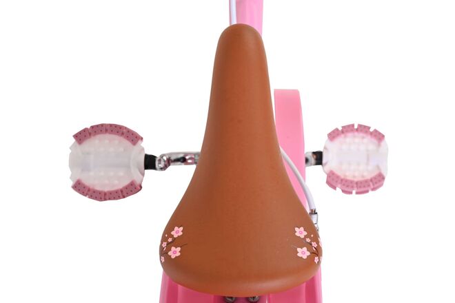 Volare Blossom Børnecykel - Pigecykel - 14 tommer - Pink - To håndbremser