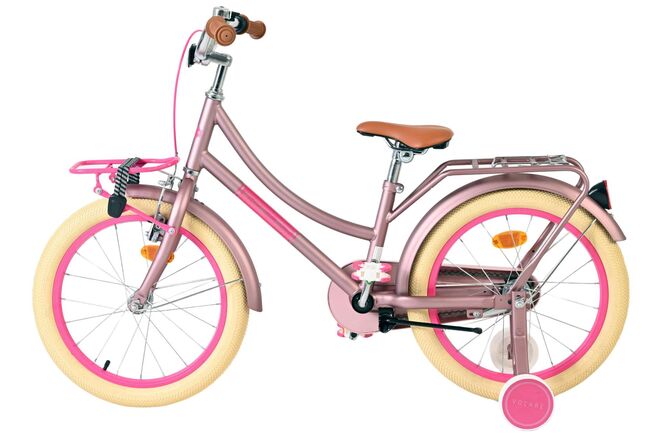 Volare Excellent Børnecykel - Piger - 18 tommer - Mat Pink
