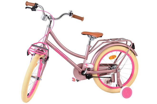 Volare Excellent Børnecykel - Piger - 18 tommer - Mat Pink