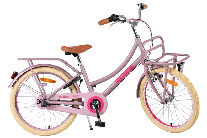 Volare Excellent Børnecykel - Pigecykel - 20 tommer - Mat Pink - 3 gear