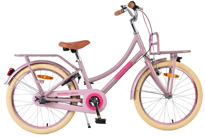 Volare Excellent Børnecykel - Pigecykel - 20 tommer - Mat Pink - 3 gear
