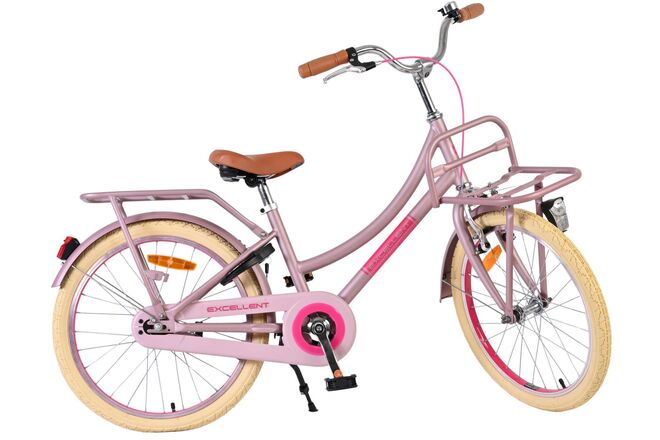 Volare Excellent Børnecykel - Piger - 20 tommer - Mat Pink