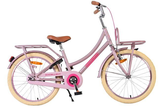 Volare Excellent Børnecykel - Piger - 20 tommer - Mat Pink