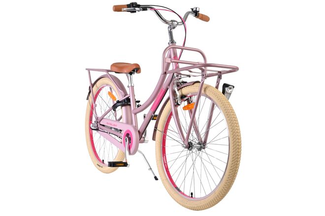 Volare Excellent Børnecykel - Piger - 24 tommer - Matlyserød - 3 gear
