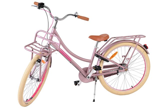 Volare Excellent Børnecykel - Piger - 24 tommer - Matlyserød - 3 gear