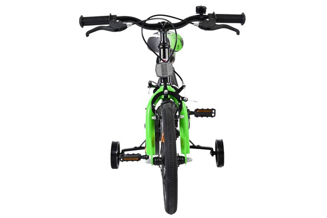 Volare Sportivo Kinderfiets - Jongens - 14 inch - Groen Zwart - Twee Handremmen
