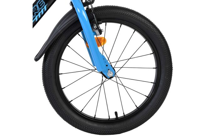Volare Sportivo Børnecykel - Drenge - 18 tommer - Blå Sort - To håndbremser