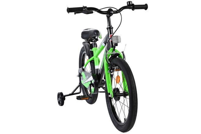 Volare Sportivo Børnecykel - Drenge - 18 tommer - Grøn Sort
