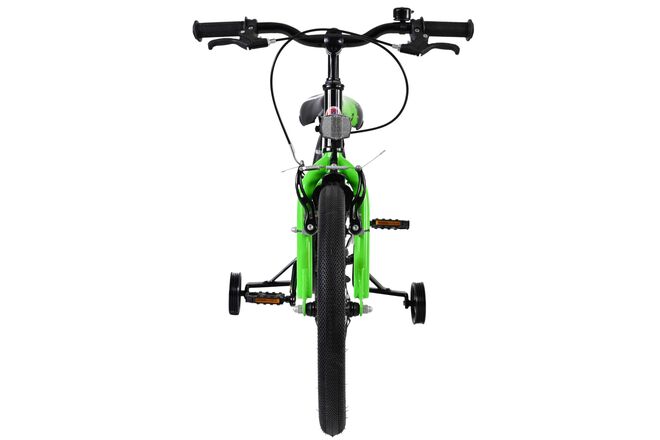 Volare Sportivo Børnecykel - Drenge - 18 tommer - Grøn Sort - To håndbremser