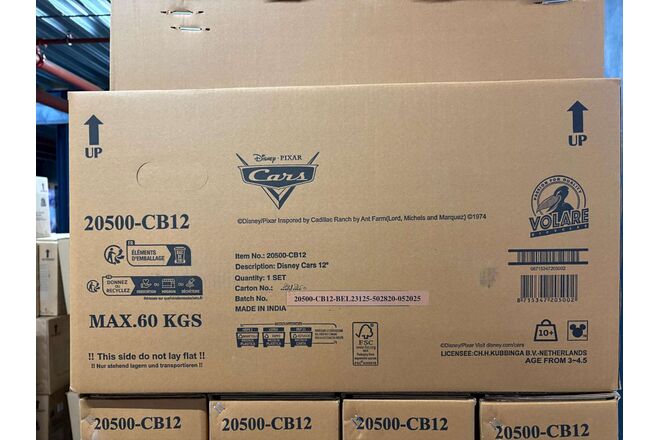 Rower dziecięcy Disney Cars - chłopcy - 12 cali - czerwony