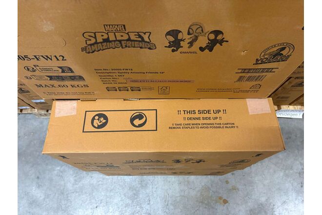 Rower dziecięcy Spidey - Chłopcy - 12 cali - Niebieski - Dwa hamulce ręczne