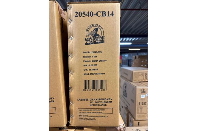 Disney Cars Kinderfiets - Jongens - 14 inch - Rood