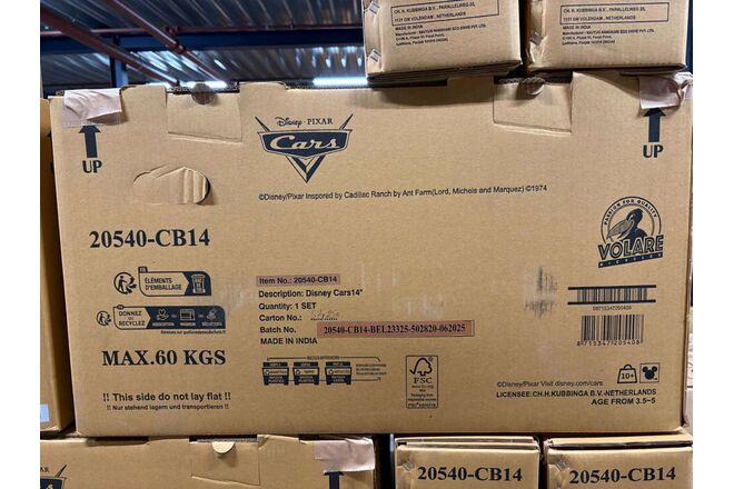 Disney Cars Kinderfiets - Jongens - 14 inch - Rood