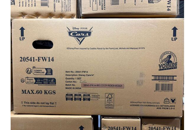 Disney Cars Kinderfiets - Jongens - 14 inch - Rood - Twee handremmen