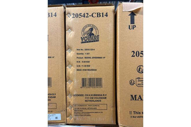 Marvel Spider-Man Kinderfiets - Jongens - 14 inch - Rood/Blauw