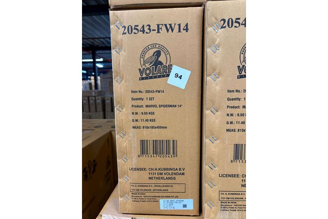 Spider-Man Børnecykel - Drenge - 14 tommer - Blå/Rød - To håndbremser