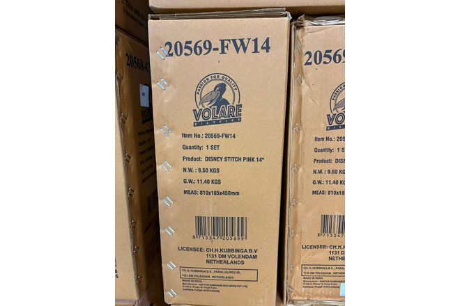 Rower dziecięcy Disney Stitch – dziewczęcy – 14 cali – różowy – dwa hamulce ręczne