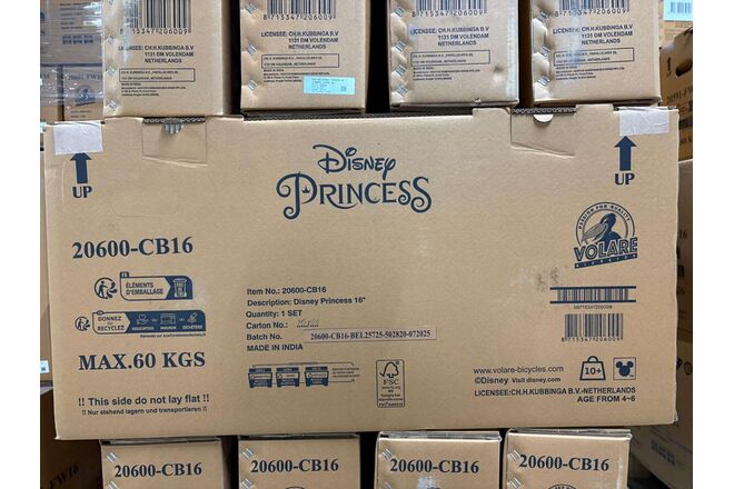 Disney Princess Kinderfiets - Meisjes - 16 inch - Roze