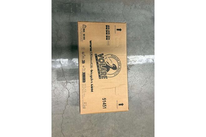 Volare Sportivo Kinderfiets - Jongens - 14 inch - Blauw Zwart - Twee Handremmen