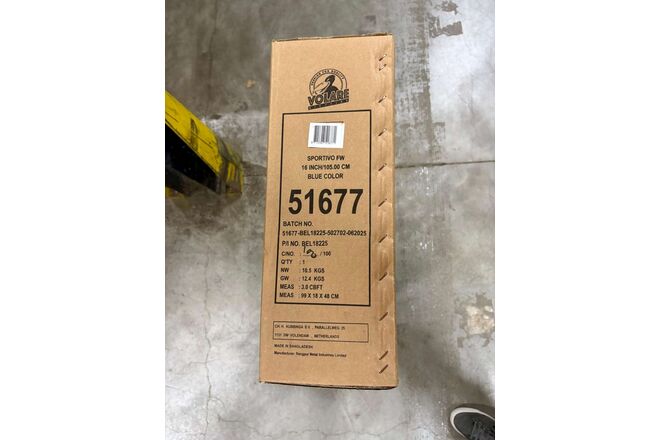 Volare Sportivo Kinderfahrrad - Jungen - 16 Zoll - Blau Schwarz - Zwei Handbremsen