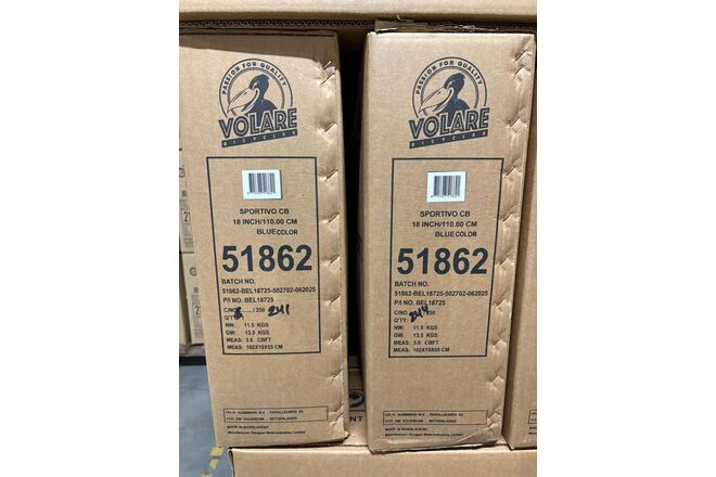 Volare Sportivo Børnecykel - Drenge - 18 tommer - Blå Sort