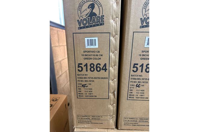 Volare Sportivo Børnecykel - Drenge - 18 tommer - Grøn Sort