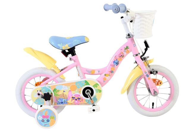 Disney Stitch Kinderfiets – Meisjes – 12 inch – Roze Disney Stitch Kinderfiets – Meisjes – 12 inch – Roze
