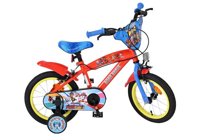 Paw Patrol Kinderfiets - Jongens - 14 inch - Twee handremmen