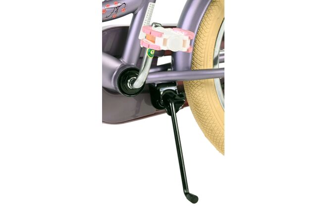 Rower dziecięcy Volare Blossom - dziewczęcy - 16 cali - fioletowy - dwa hamulce ręczne