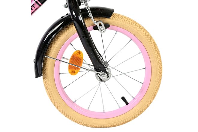 Volare Excellent Kinderfiets - Meisjes - 14 inch - Zwart