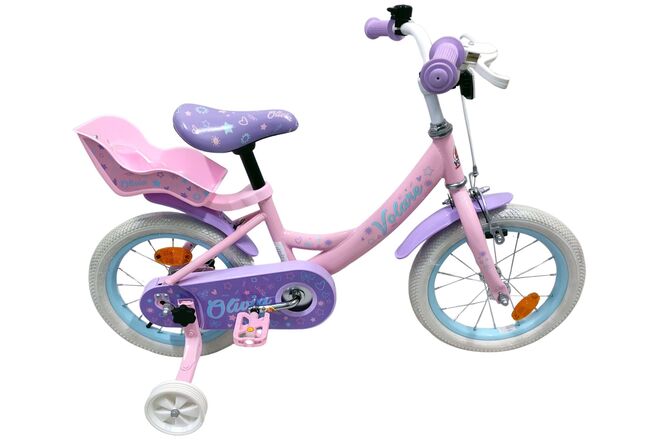 Volare Olivia Kinderfiets - Meisjes - 14 inch - Roze Volare Olivia Kinderfiets - Meisjes - 14 inch - Roze