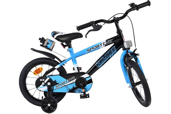 Volare Sportivo Børnecykel - Drenge - 14 tommer - Blå Sort
