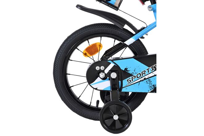 Volare Sportivo Børnecykel - Drenge - 14 tommer - Blå Sort