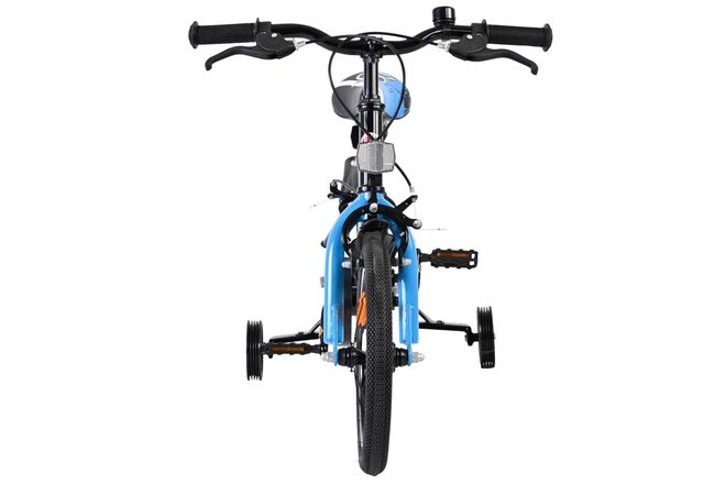 Volare Sportivo Kinderfiets - Jongens - 14 inch - Blauw Zwart - Twee Handremmen