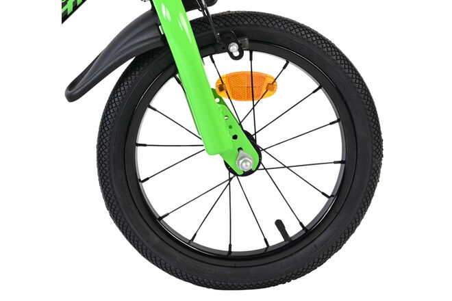 Volare Sportivo Børnecykel - Drenge - 14 tommer - Grøn Sort