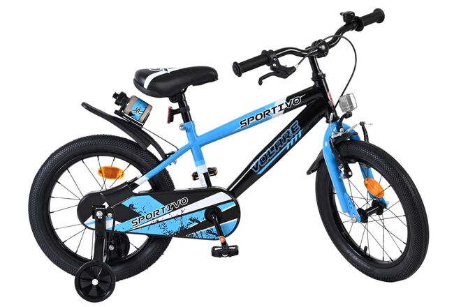 Volare Sportivo Børnecykel - Drenge - 16 tommer - Blå Sort