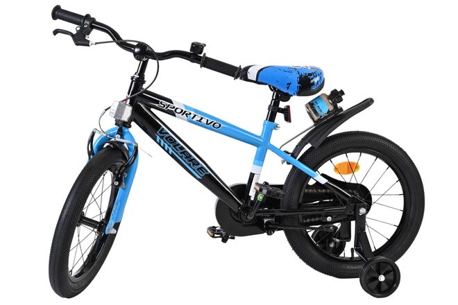 Volare Sportivo Børnecykel - Drenge - 16 tommer - Blå Sort